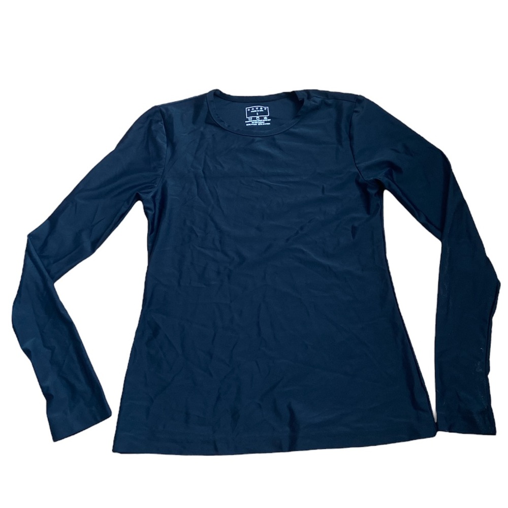 Cover Womens Black Long Sleeve Shirt